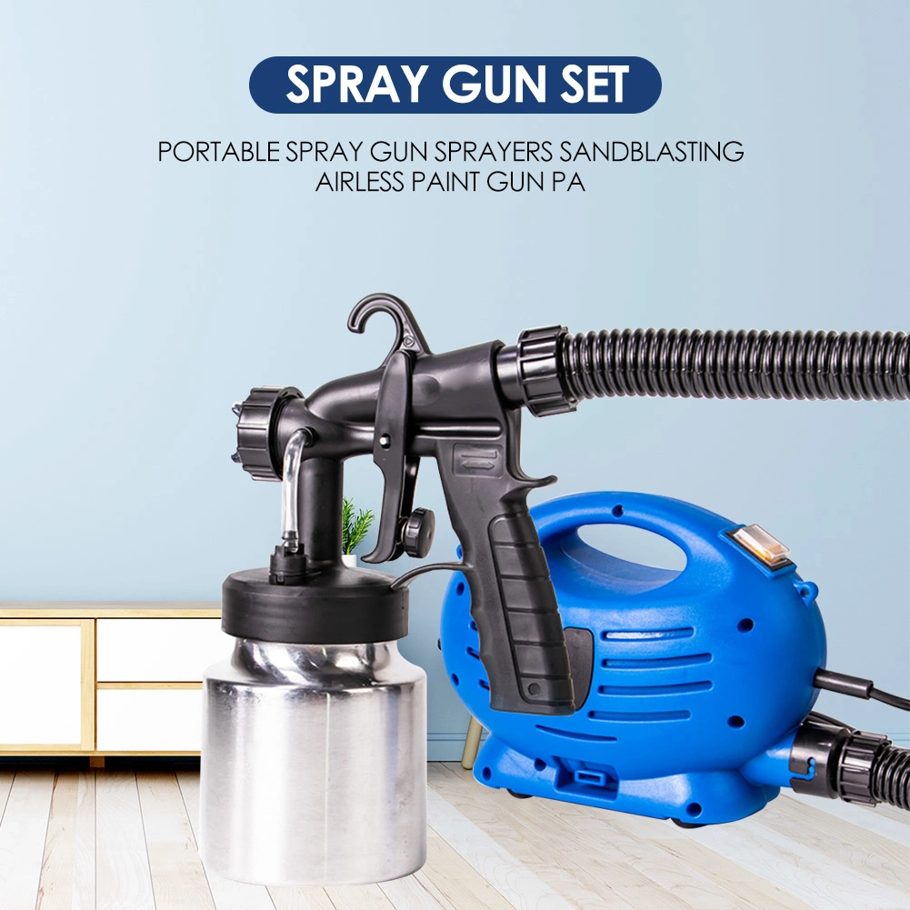 Durable 650W Practical Multi-Functional High Power Home Electric Airbrush Spraying Sandblasting Airless Paint Gun