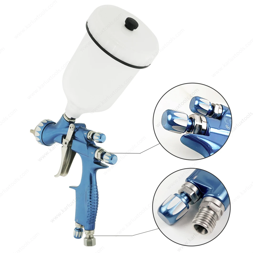 Gravity Feed Type Air Spray Gun HVLP Paint Sprayer Pneumatic Spray Gun