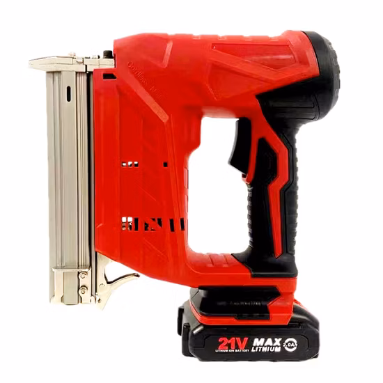 20 V Wosai Akku-Nagelpistole für Rahmen, Nagler, Holzrahmen, Beton, Deko-Heftklammer, elektrische Nagelpistole für Holz