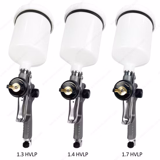 1,3/1,4/1,7/2,0 mm Düse Luftsprühpistole HVLP Spritzpistole H827