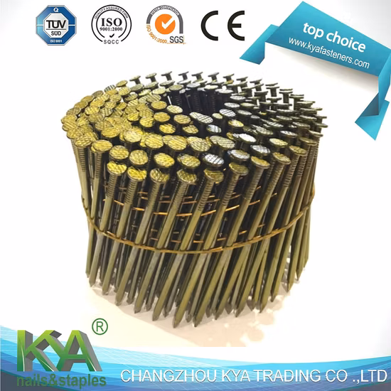 Cn70 Pneumatischer Draht-Coil-Nagler für Abstellgleise